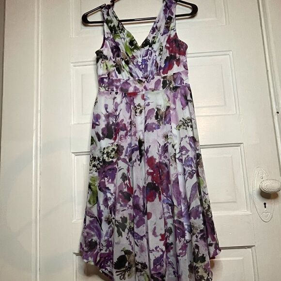 Simply Vera Vera Wang Pleated A-Line Dress Pullover Style w/ Empire Waist - Picture 3 of 14